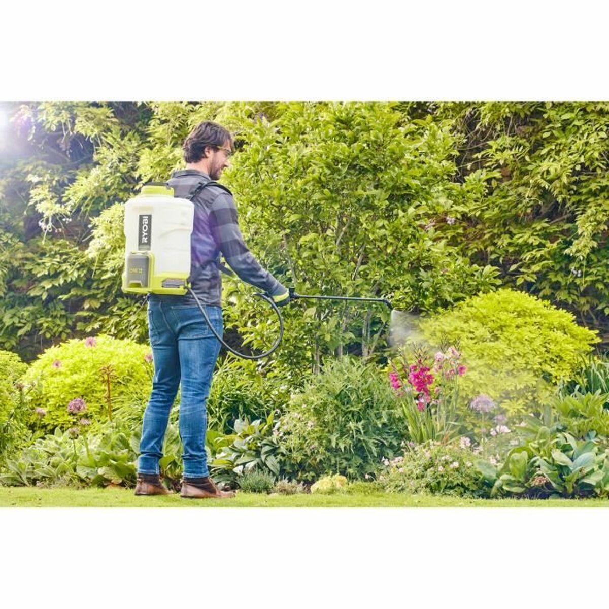 Rozprašovací batoh Ryobi 15 L Kov 18 V 14 m